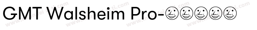 GMT Walsheim Pro字体转换